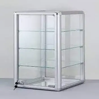 Silver Stainless Steel Euronova Confectionery Showcase Glass Showcase6-5513252-91666.webp